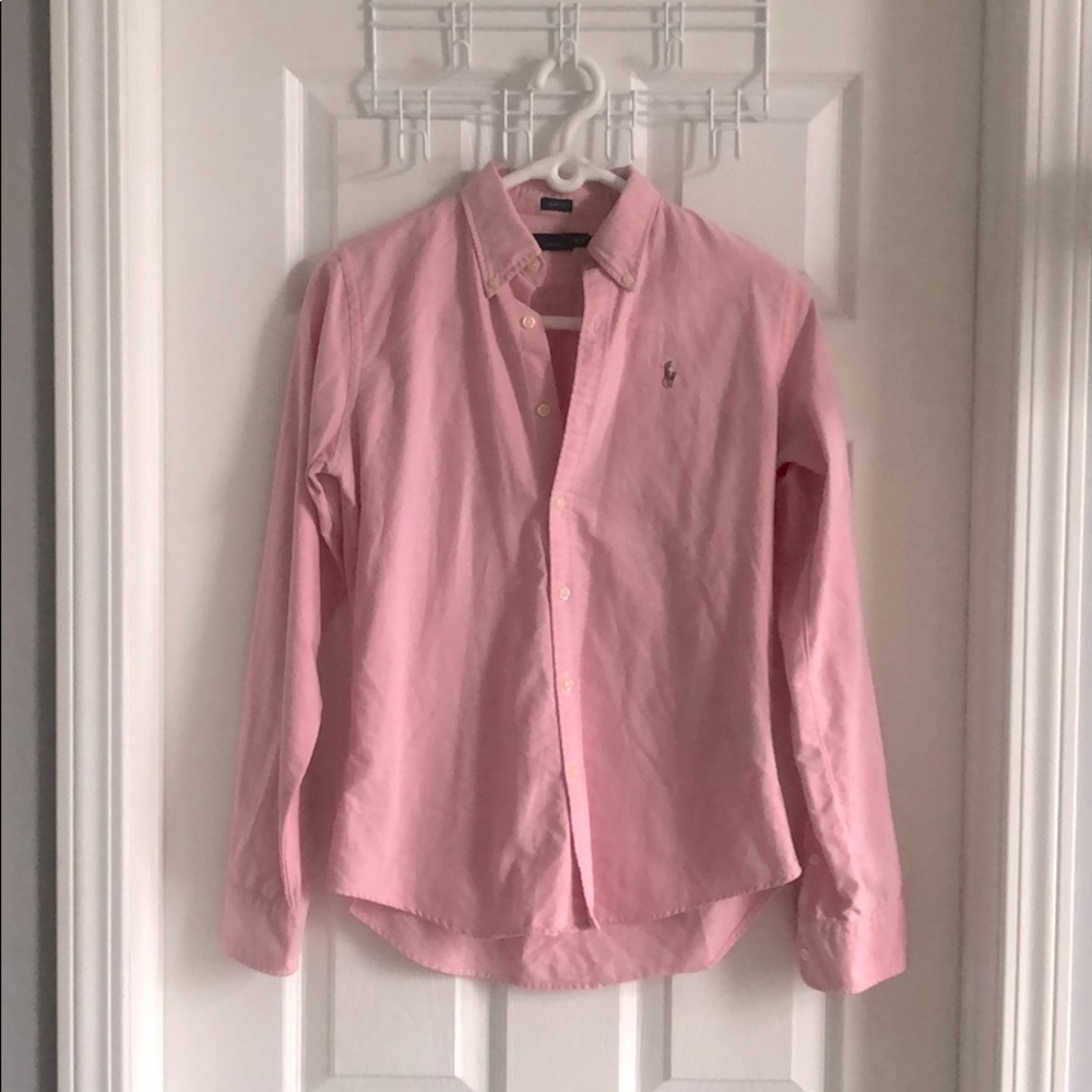 Ralph Lauren Pink Button Up shirt